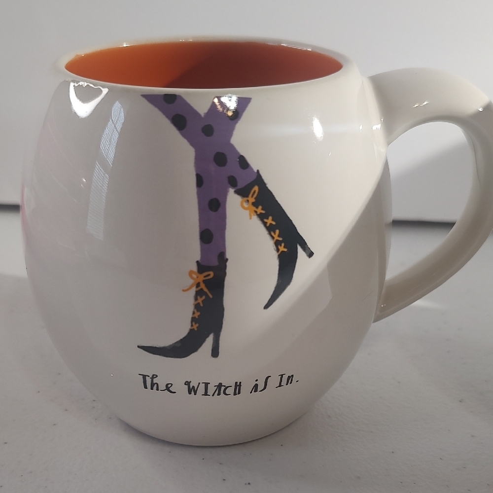 Rae Dunn Witch-Themed Mug Set - Black and White - Picture 2 of 9